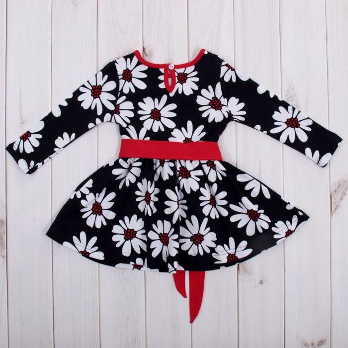 Платье для девочки "Осенний блюз", рост 128 см (64), цвет тёмно-синий