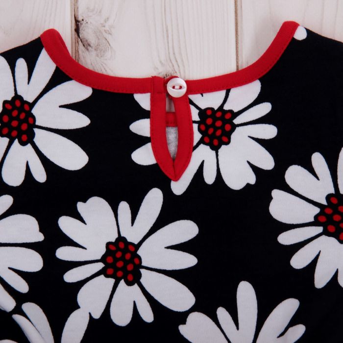 Платье для девочки "Осенний блюз", рост 128 см (64), цвет тёмно-синий