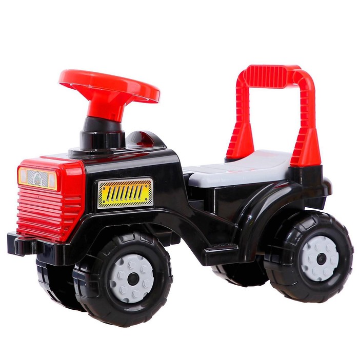 фото Машинка детская «трактор», цвет чёрный альтернатива
