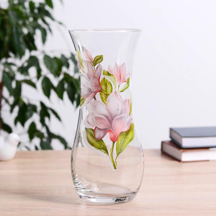 ваза pasabahce flora 25 см стекло Ваза FLORA Магнолия 26,5 см