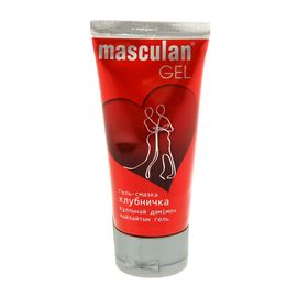 Гель-смазка Masculan интимная, со вкусом клубники, 50 мл