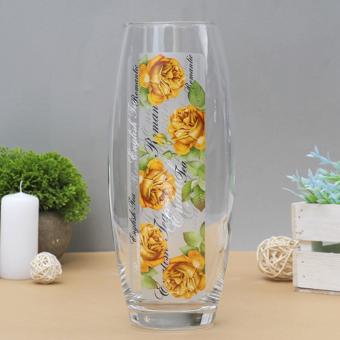 Ваза "English tea" розы, овал