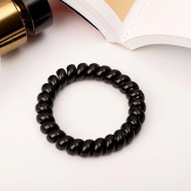 Резинка для волос 'Пружинка' 5 см, чёрный Ош