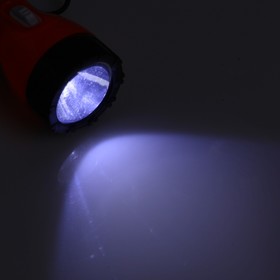 

Фонарь ручной, 1 LED, ручка в цветочек, от батареек в комплекте, микс, 10х3.5х3.5 см
