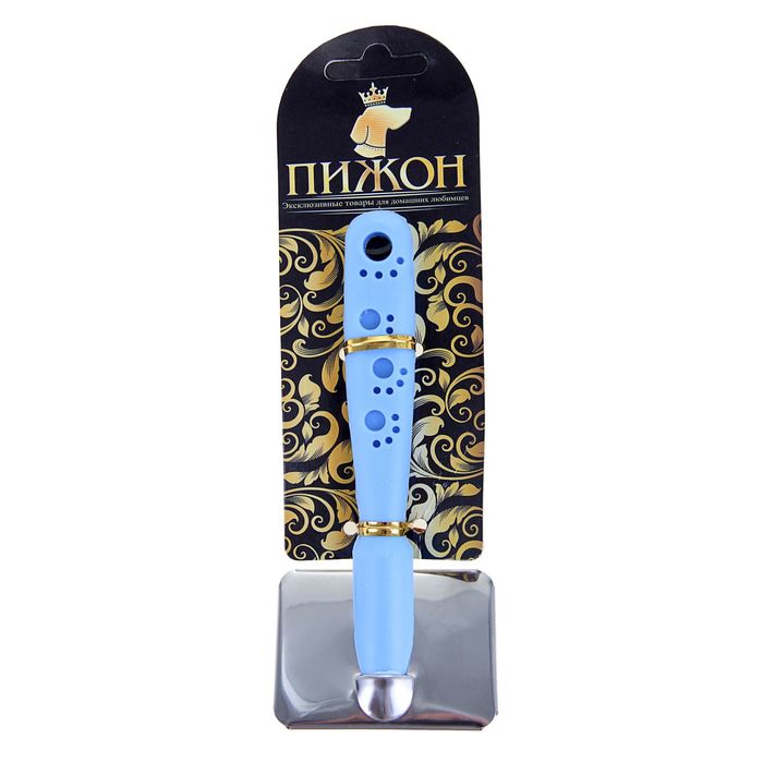 Пуходерка малая "Лапки" без капель, жесткий корд, 6 х 14 см