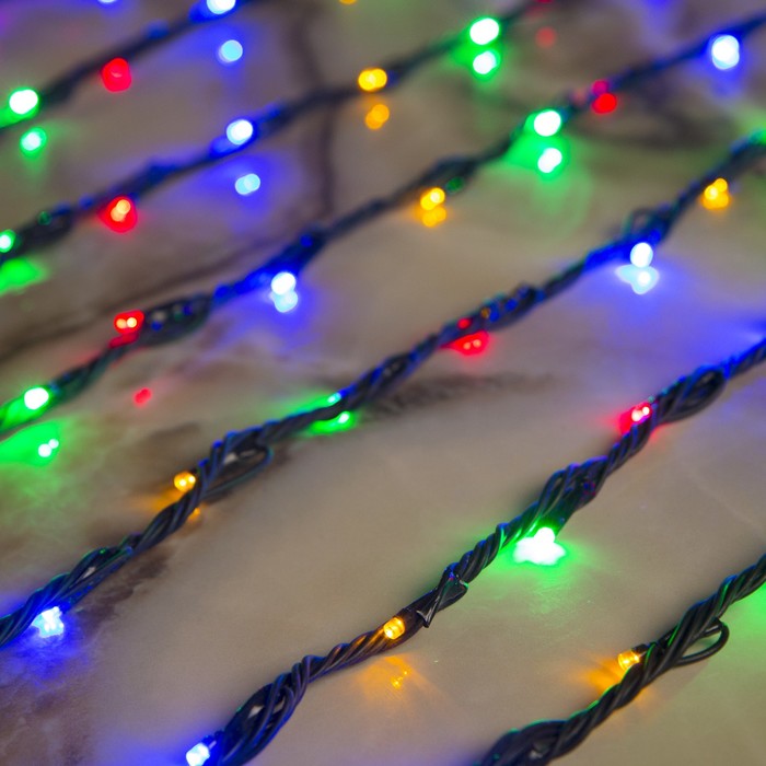 Гирлянда "Дождь" улич. Ш:2 м, В:9 м, Н.Т. LED-2000-220V, контр. 8 р, МУЛЬТИ