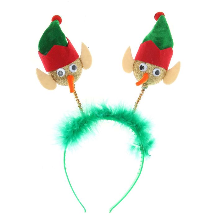 Карнавальный ободок "Эльф", цвета МИКС