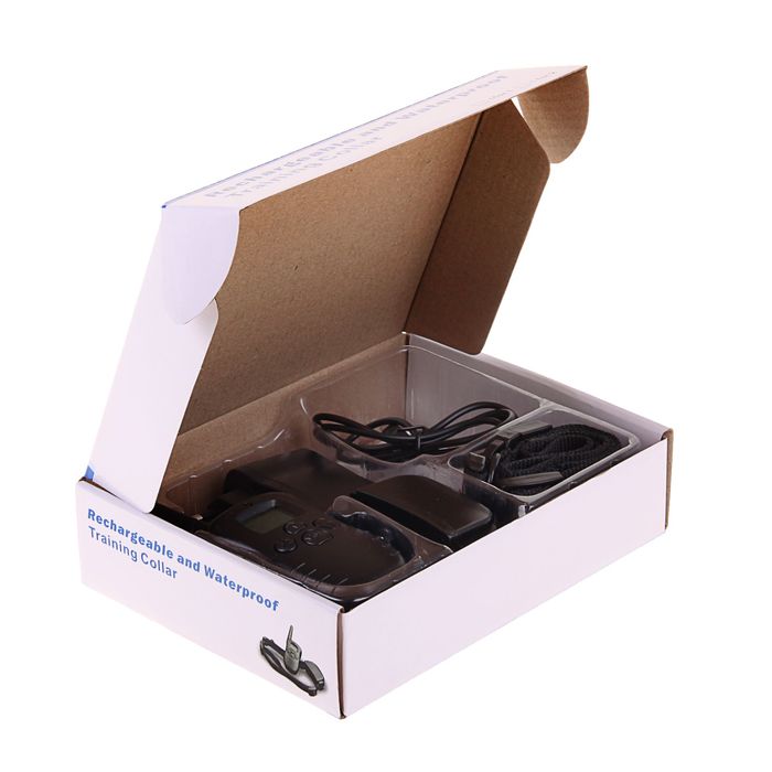 Ошейник нейлоновый для дрессировки собак с пультом управления и блоком питания, водонепроницаемый