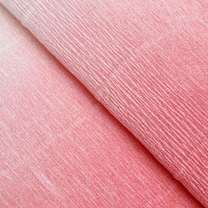 Бумага для поделок и упаковки, Cartotecnica Rossi, гофрированная, бело-розовая, 0,5 х 2,5 м