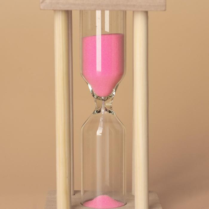 Часы песочные основание квадрат 5 минут МИКС 4,5х4,5х9,5 см