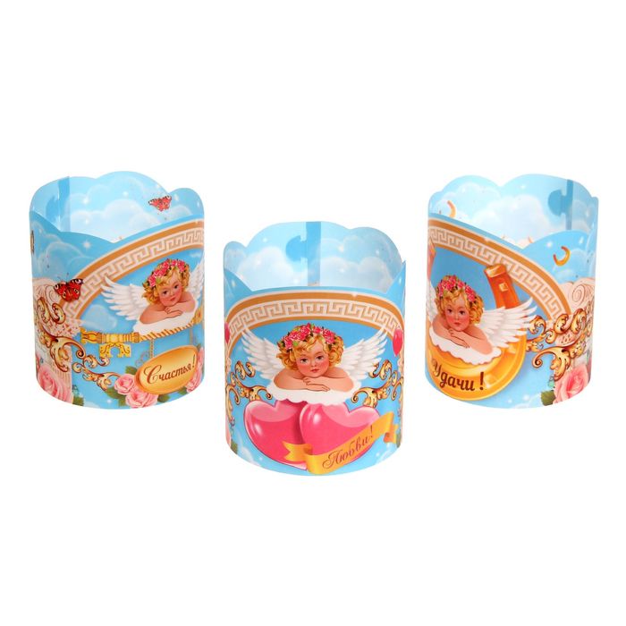 Набор подсвечников "Ангелы", 3 шт.
