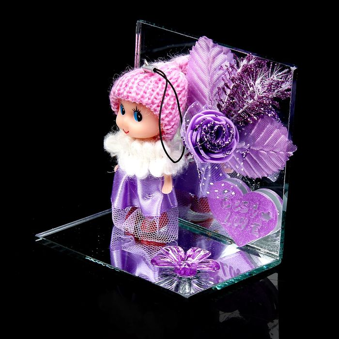 Сувенир "Малышка с сердечком" МИКС