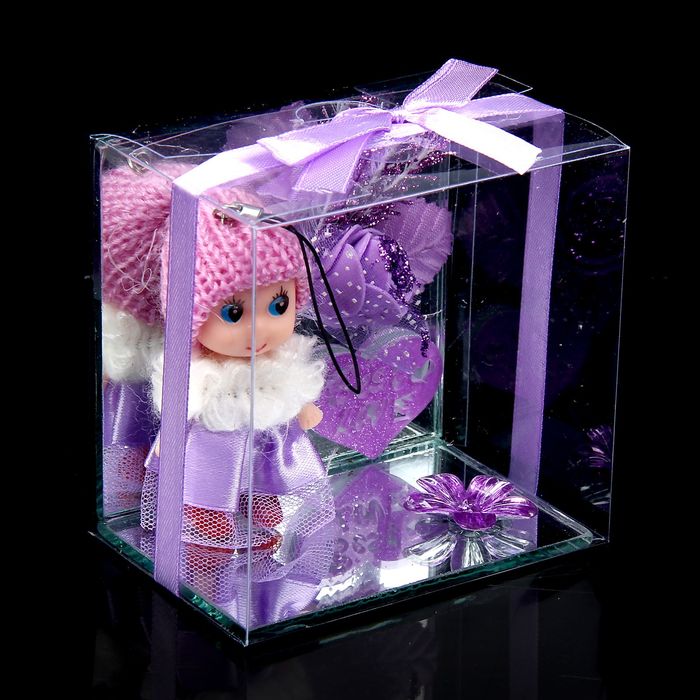 Сувенир "Малышка с сердечком" МИКС