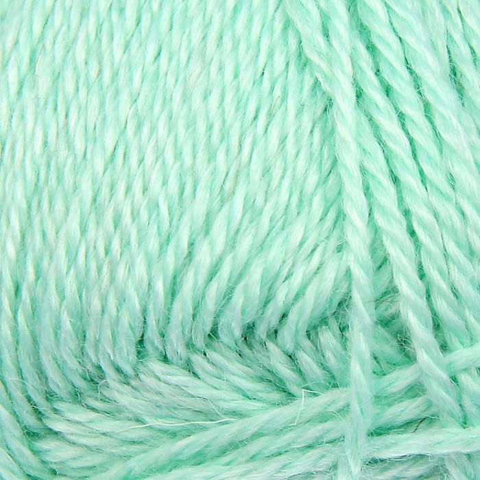 Пряжа "Алиса" 50% шерсть, 50% вискоза 300м/100гр (0057, светлый салат)