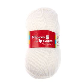 

Пряжа "Подмосковная" 50% шерсть, 50% акрил 250м/100гр (0230, отбелка)