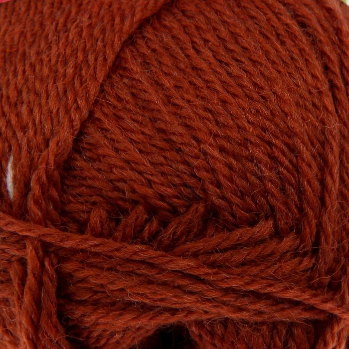 Пряжа "Подмосковная" 50% шерсть, 50% акрил 250м/100гр (3213, коньяк)