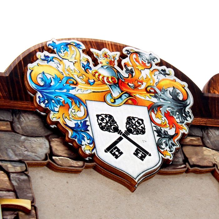 Фоторамка-ключница 10х15 см "Рыцарь"