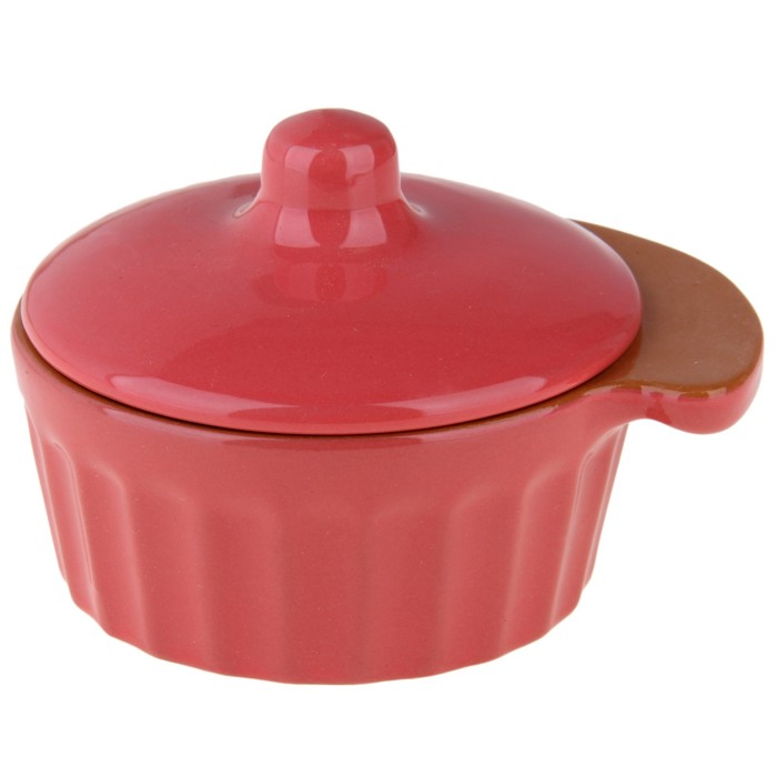 Кокотница "Ностальгия" с крышкой 0,2л радуга