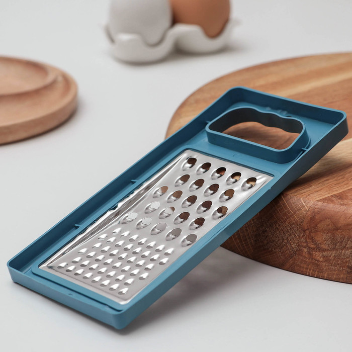 Терка односторонняя 18х5х8,5 см, цвет МИКС