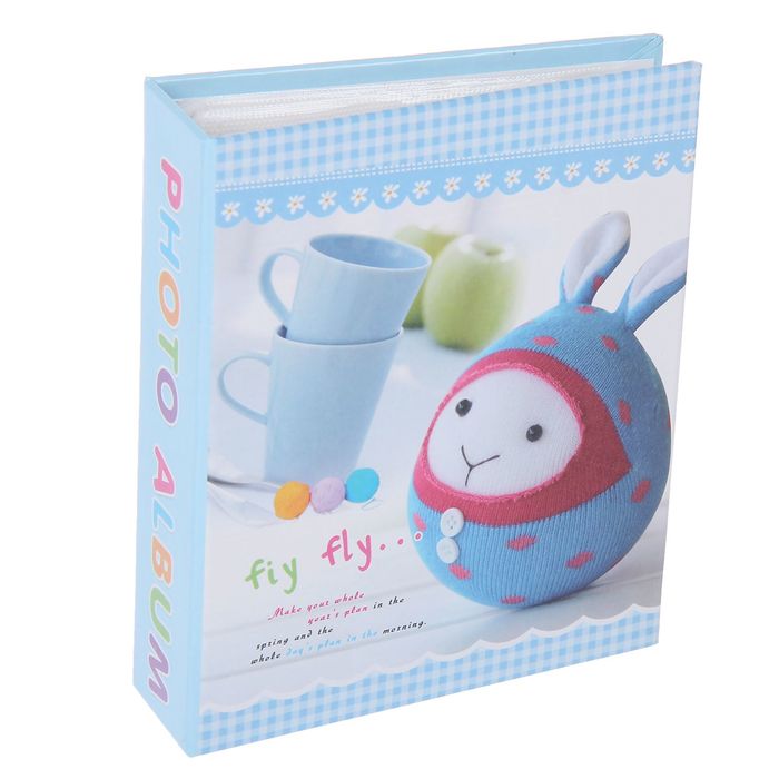 Фотоальбом на 40 фото 10х15 см "Барашек/Зайка" МИКС