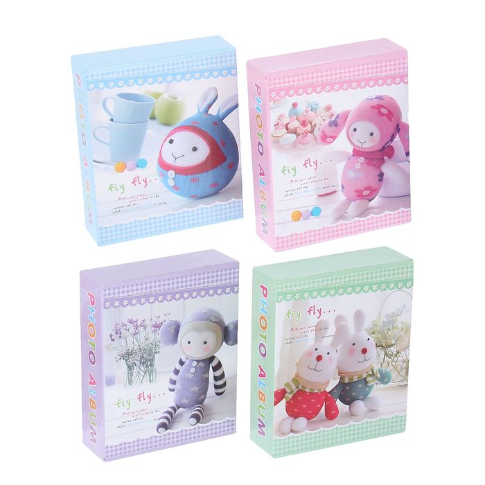 Фотоальбом на 40 фото 10х15 см "Барашек/Зайка" МИКС