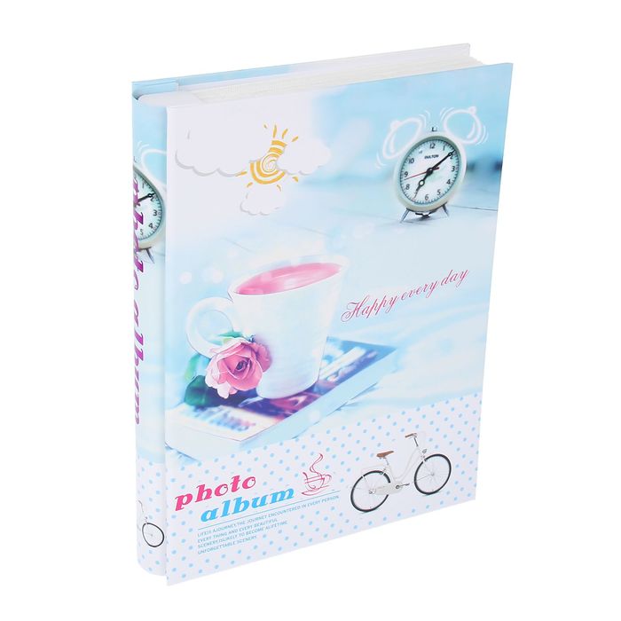 Фотоальбом на 200 фото 10х15 см "Счастливый день" МИКС