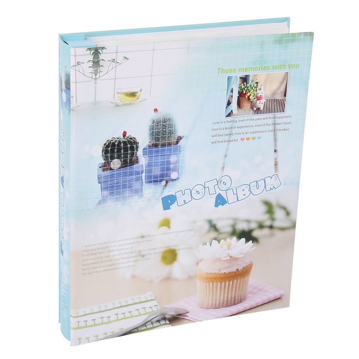 Фотоальбом на 80 фото 10х15 см "Пирожное" МИКС