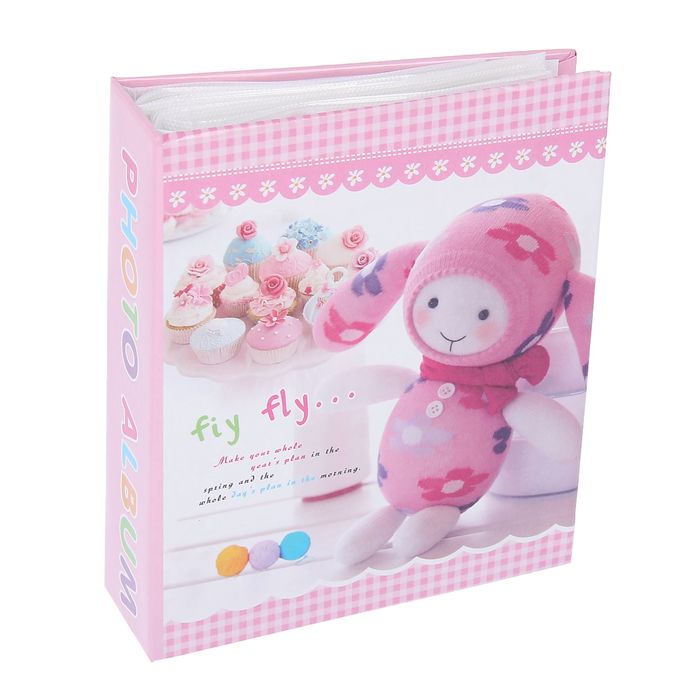 Фотоальбом на 40 фото 10х15 см "Барашек и пирожное" МИКС