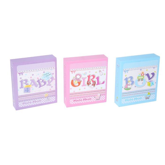 Фотоальбом на 40 фото 10х15 см "Рождение ребёнка" МИКС