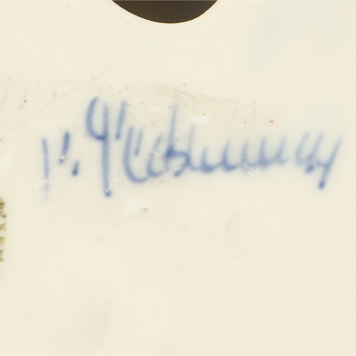 Селёдочница «Рыба», двойная, гжель