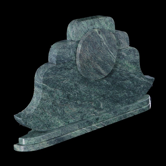 Часы "Наполеон. Осень" 27х15х4 см, каменная крошка, змеевик