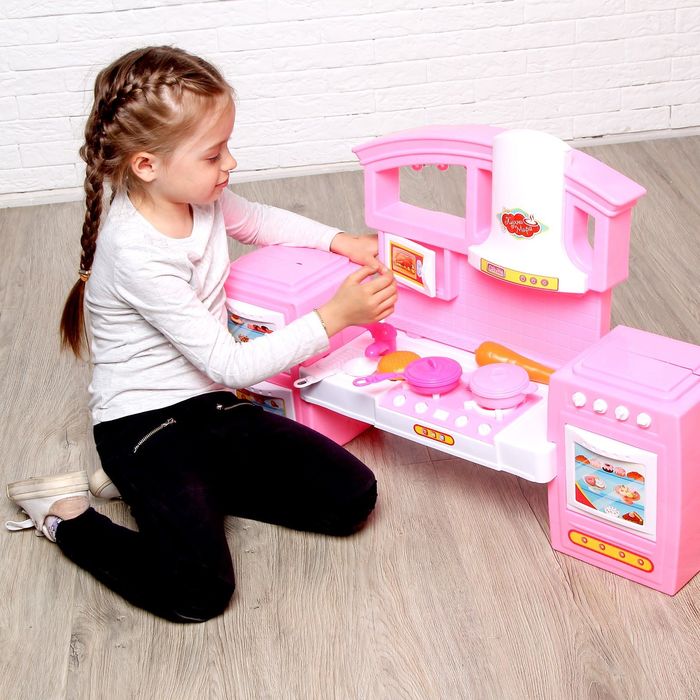 Игровой модуль "Кухни мира" с аксессуарами, 2 вида сборки, световые и звуковые эффекты