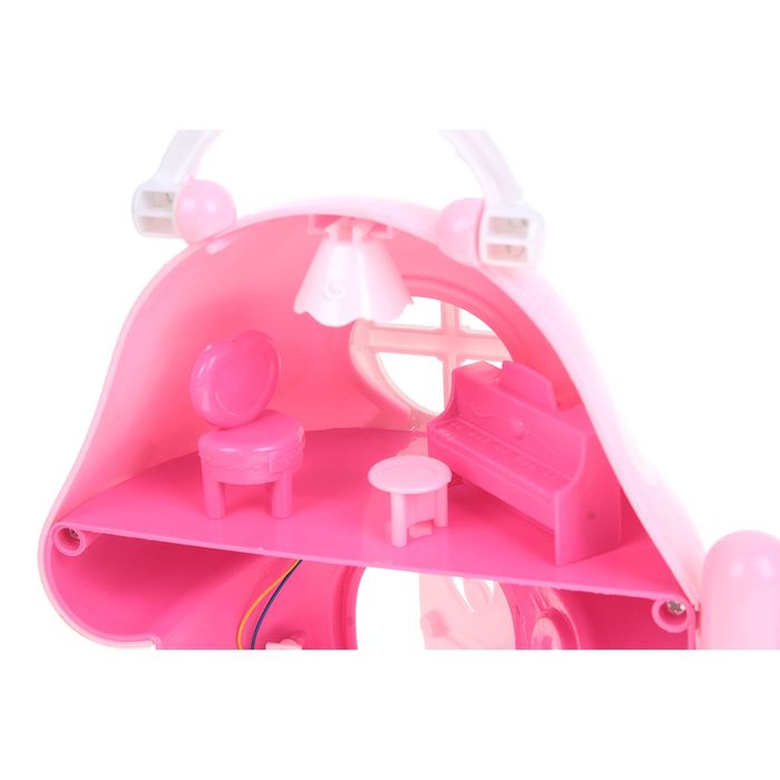 Дом для друзей "Теремок" с аксессуарами, световой и звуковой эффекты, книжка со сказкой "Теремок", БОНУС - сказочные животные для вырезания