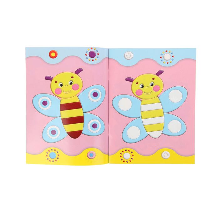 Развивающие наклейки для малышей "Павлин"