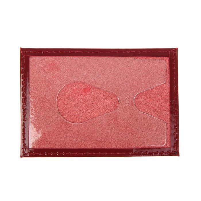 Футляр для карточек и проездных, цвет красный