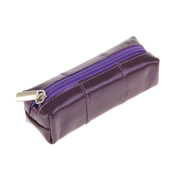 Футляр для ключей, кольцо, цвет фиолетовый