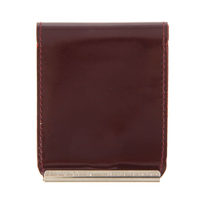 Зажим для купюр Z-27-82, отдел для монет, цвет бордовый