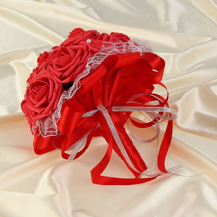 Букет-дублёр для невесты «Премиум», красный, 25 см