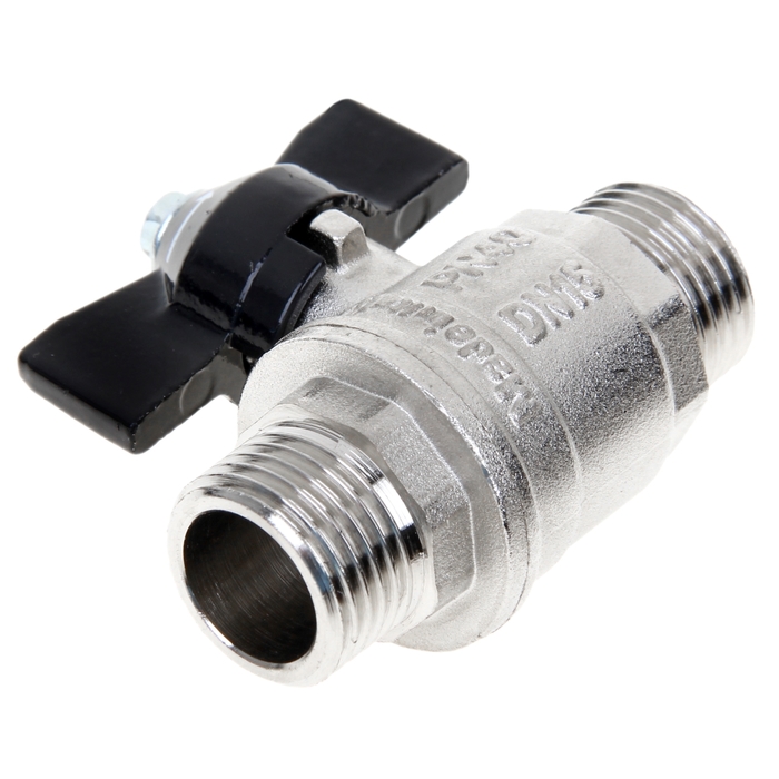 Кран шаровой General Fittings, наружная резьба 1/2", "бабочка" 1197925