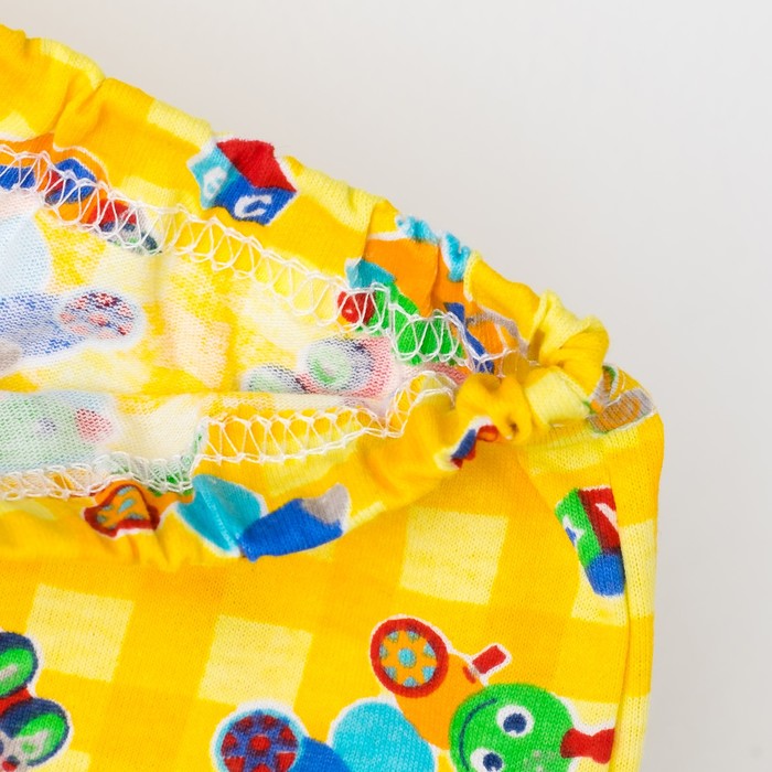 Штанишки детские на манжетах, рост 92-98 см (30), цвет микс 111К