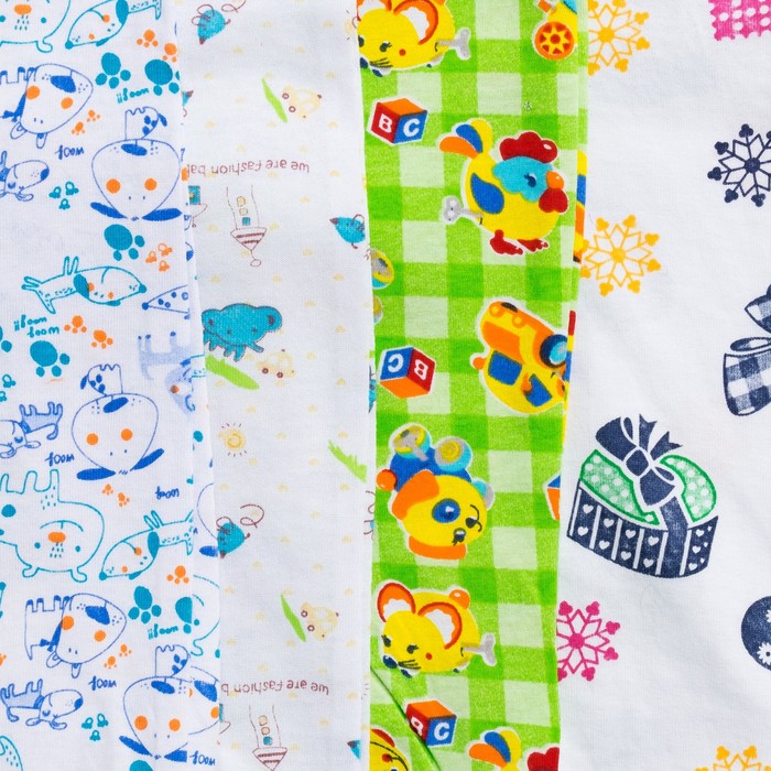 Штанишки детские на манжетах, рост 92-98 см (30), цвет микс 111К