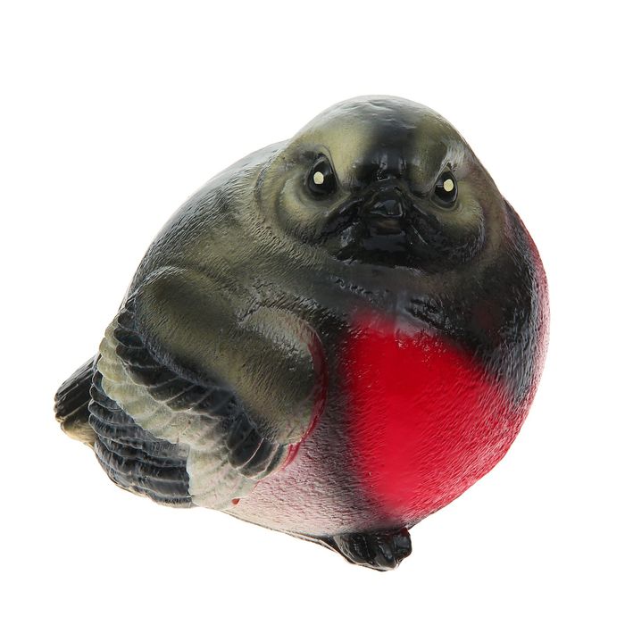 Копилка "Птица" чёрные полосы, микс