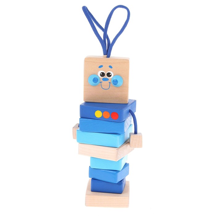 Пирамидка "Робот", 9 деталей