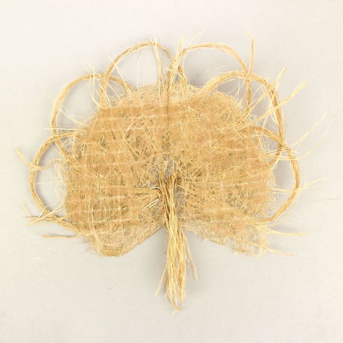 Салфетка Веер мини, лён, топленое молоко