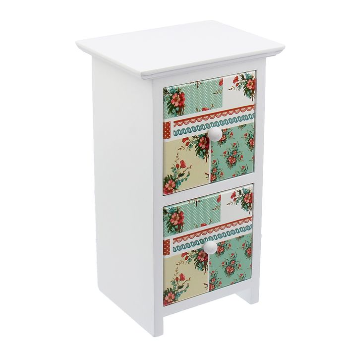 Шкатулка 2 ящика "Нежные цвета"