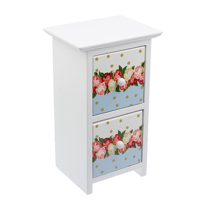 Шкатулка 2 ящика "Нежные пионы"