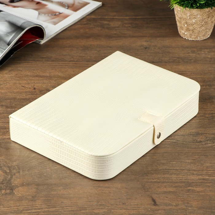 Шкатулка под очки 3 отделения "Сливки"