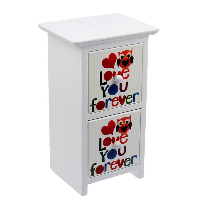 Шкатулка 2 ящика "Любовь навсегда"