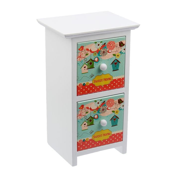 Шкатулка 2 ящика "Скворечники"