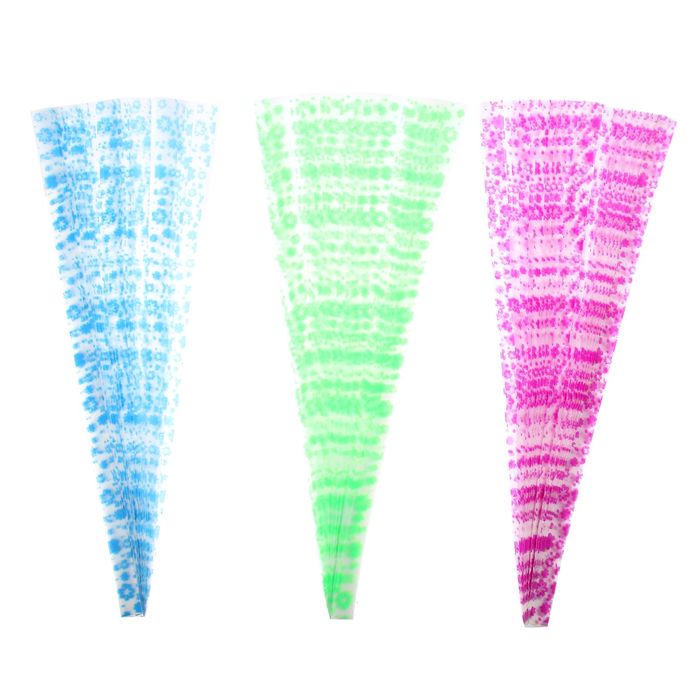 Полоски для квиллинга 25 полосок "Цветочки" МИКС 1х24 см